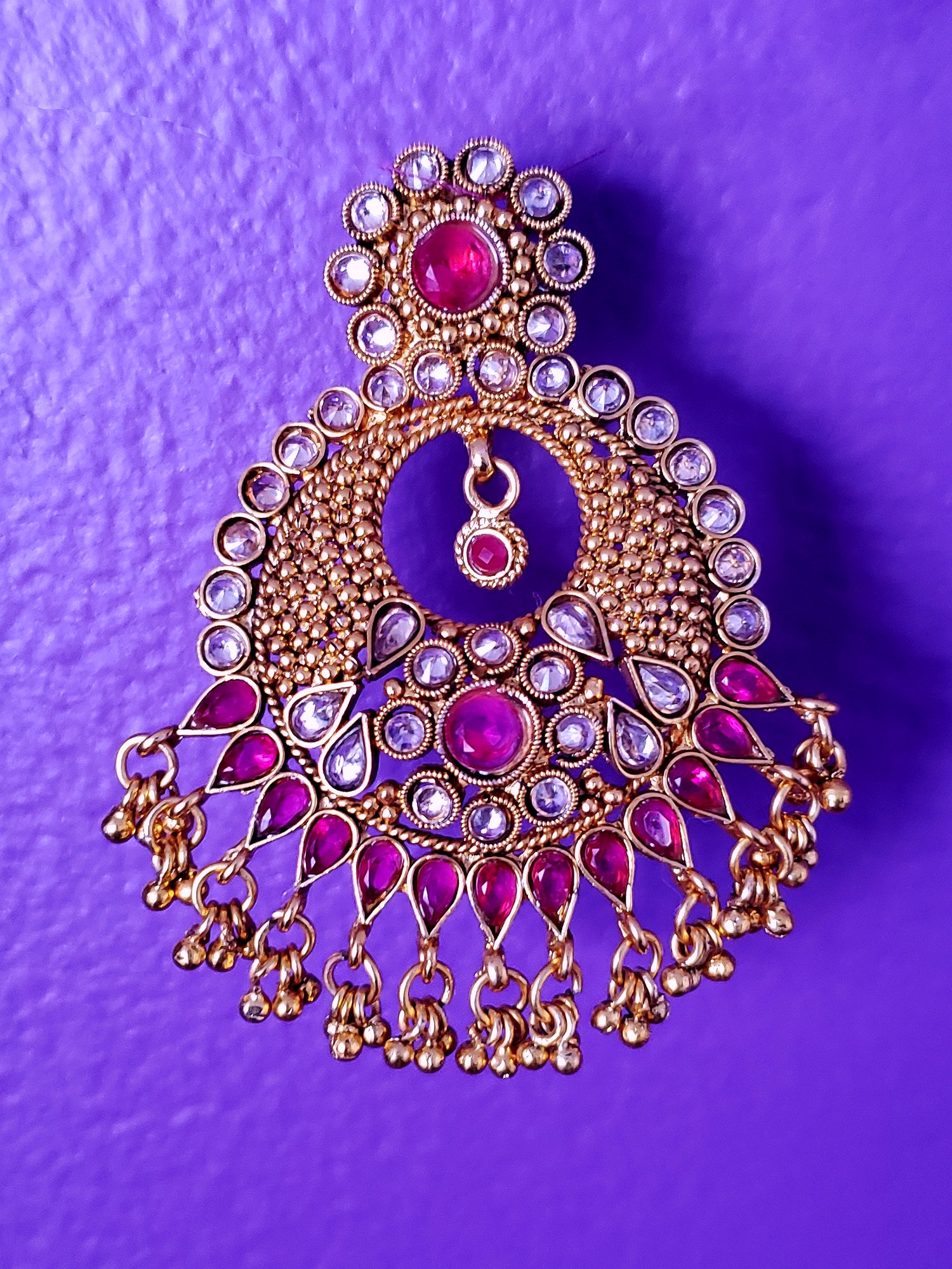 Image of Indra Chandelier Crystal Earrings