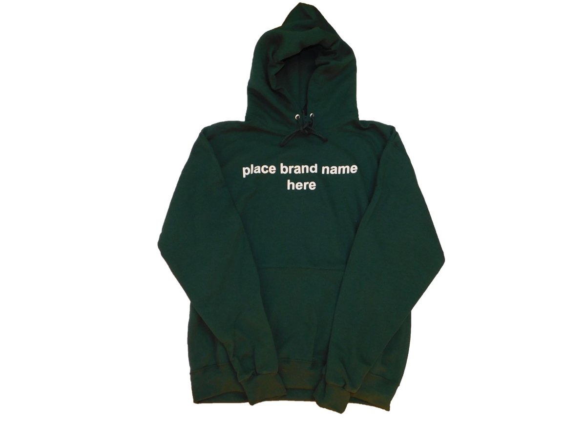 Brand name here hoodie