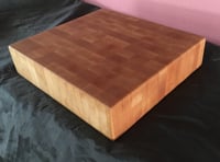 Image 3 of Tad Mebane Signature Art • Western Maple Wood Chopping Block