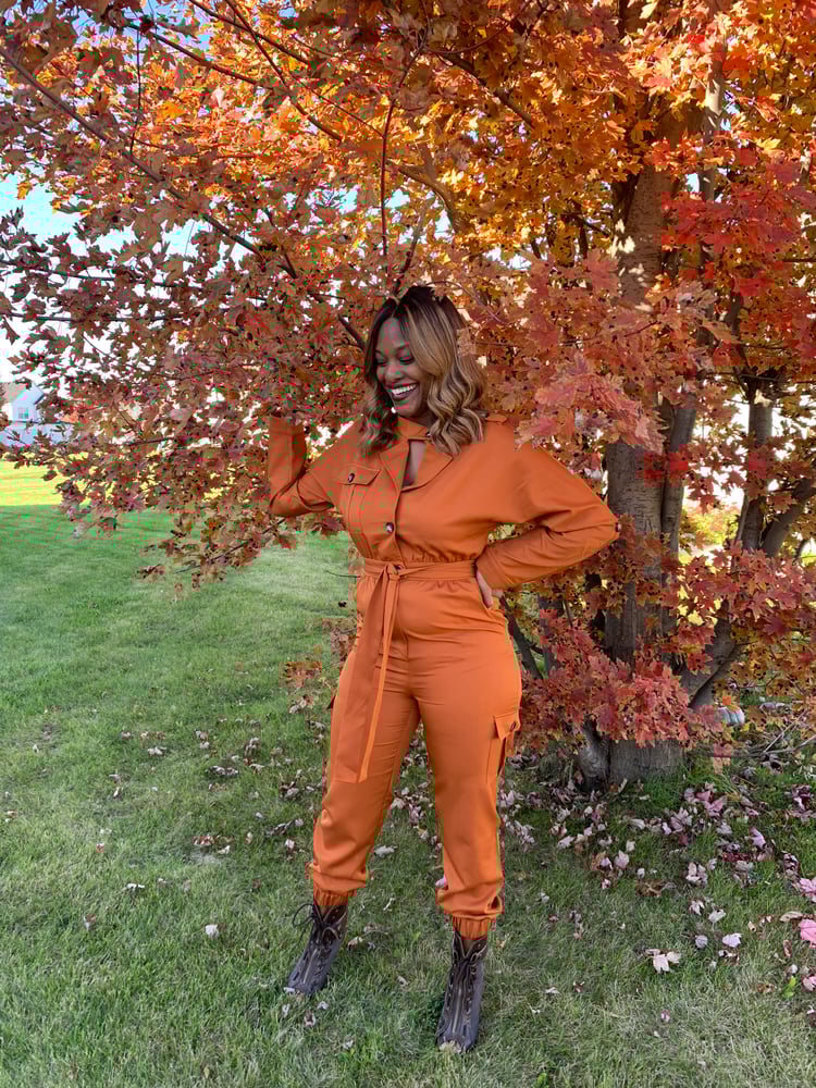 Image of PUMPKIN SPICE | JUMPSUIT