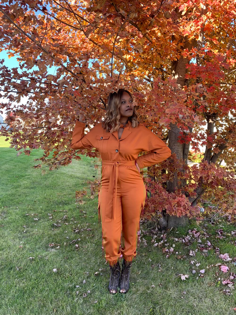 Image of PUMPKIN SPICE | JUMPSUIT