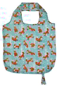 Image 1 of Woodland Foxes Foldaway Bag