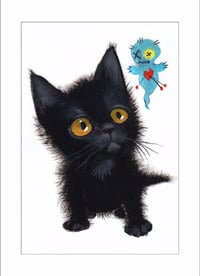 “Voodoo Doll” archival ACEO print 