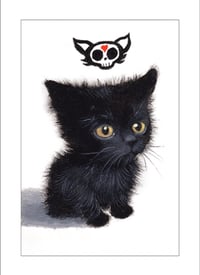 “Skelly” archival ACEO print
