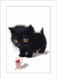 “Medama Oyaji” archival ACEO print 