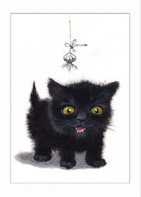 “Fear no garlic (vampire)” archival ACEO print