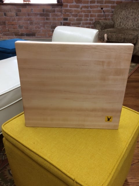 Image of Tad Mebane Signature Art • Hard White Maple Wood Cutting Board