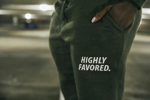 Image of Highly Favored Military Green Joggers