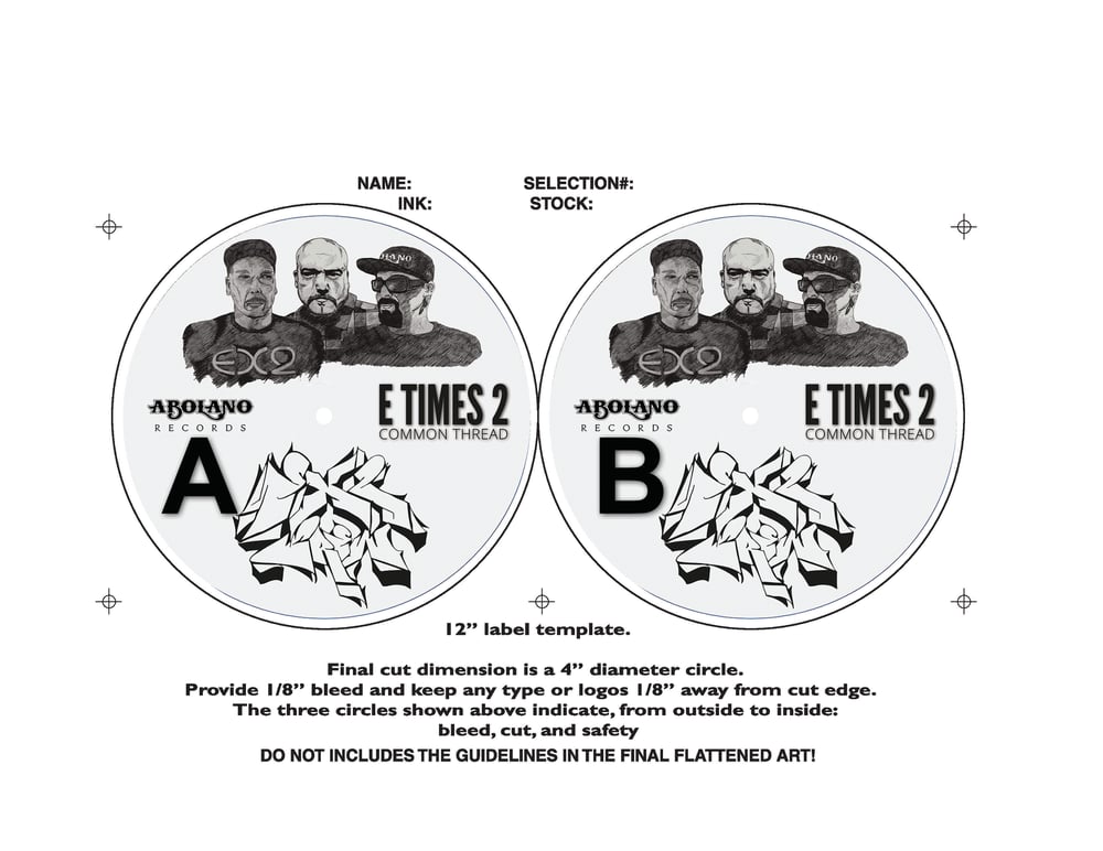 Image of E TIMES 2 (EX2) - COMMON THREAD (Vinyl) 