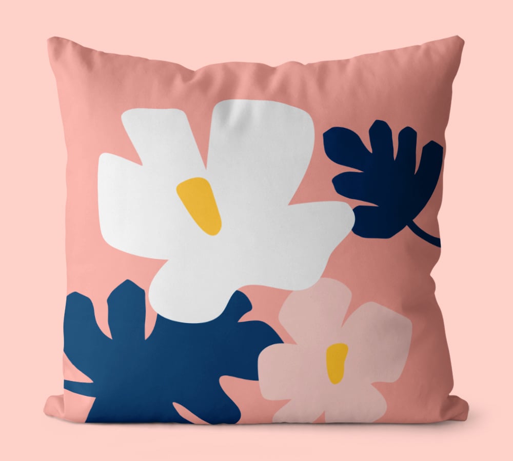 Image of Spring Flowers Cushion