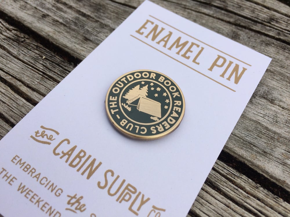 Image of The Outdoor Book Readers Club - Enamel pin