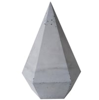Image 1 of Tall Concrete Diamond - Large