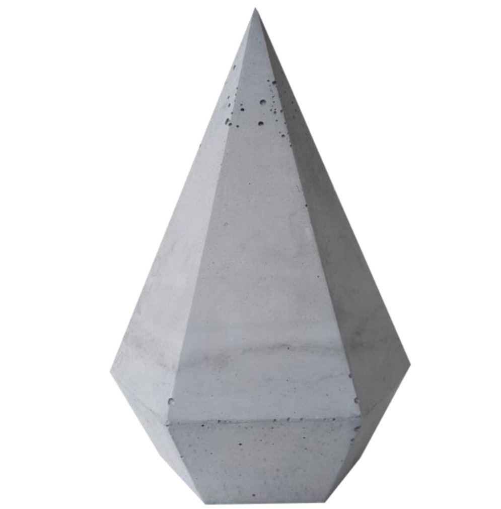 Tall Concrete Diamond - Large | Shylo