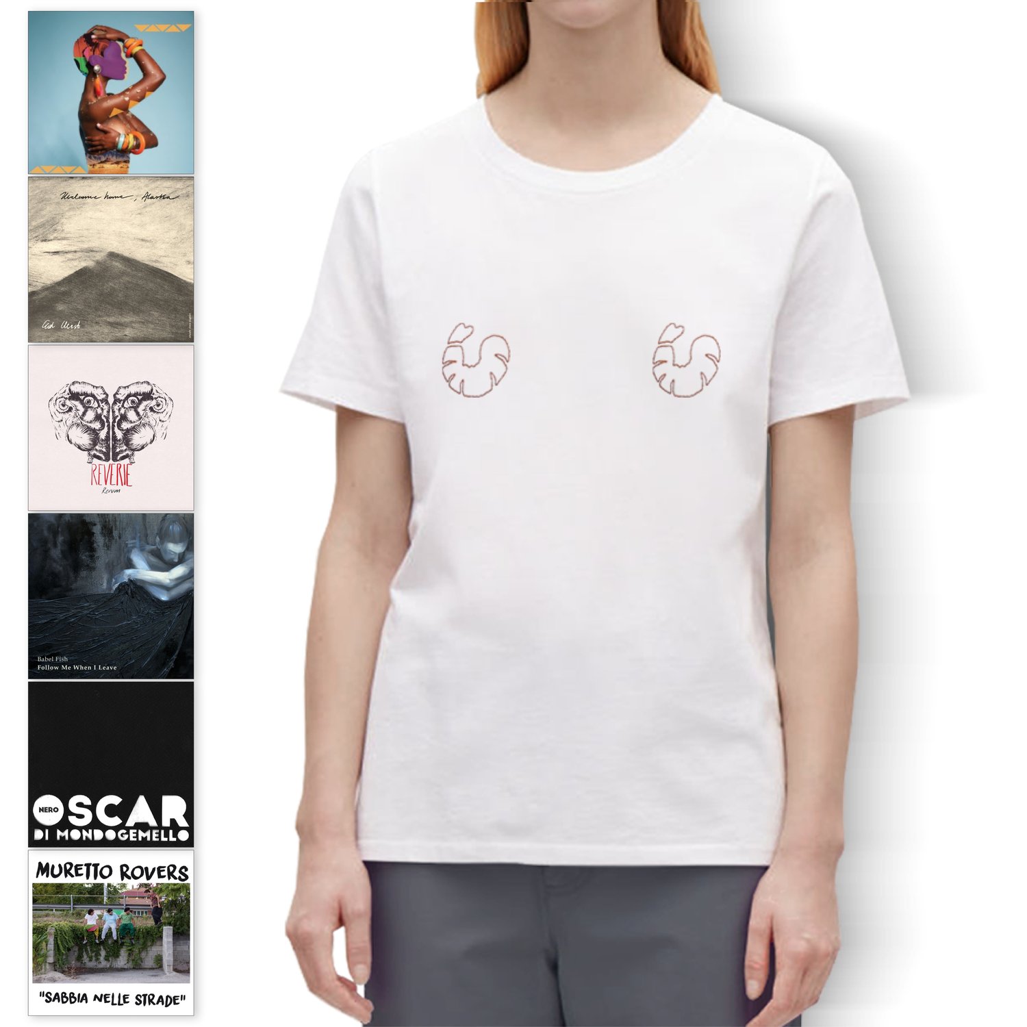 Image of T-Shirt Ricamata Nipples + CD