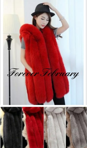 Image of Winter Faux Fur Vest 