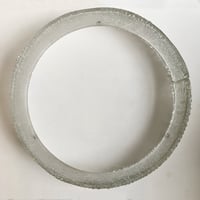 Image 4 of Large Mid-Century Flush Mount in Textured Glass by Kaiser Leuchten
