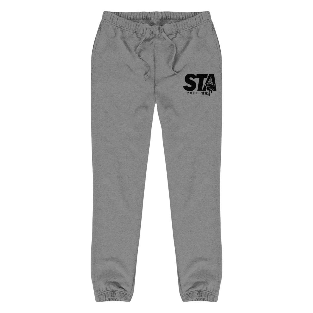 Image of Sta Last Drip Sweatpants Grey w/ Black