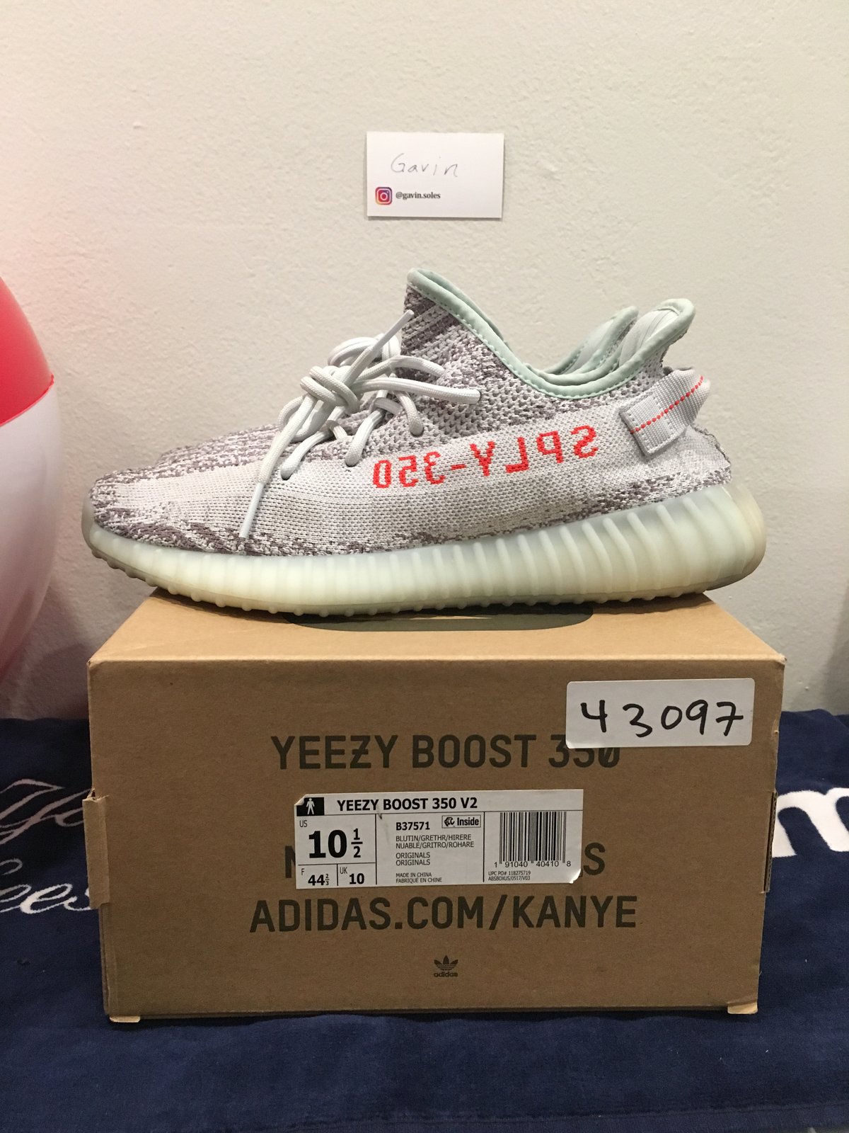 Entérese Yeezy blue tint comprar zapatillas de deporte para