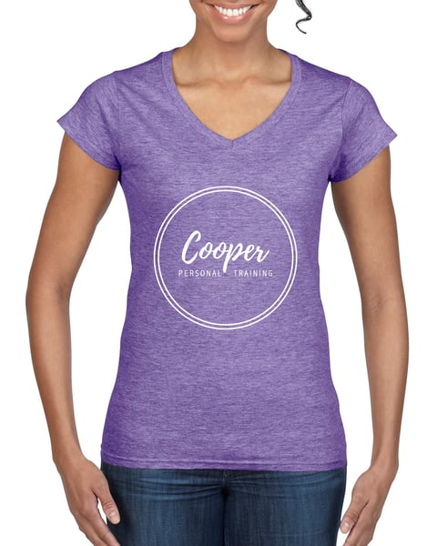 Image of CPT Purple V-Neck Short Sleeve Shirt Pre-Order