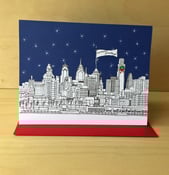 Image of Philadelphia Skyline Seasons Greetings - set of 8 cards
