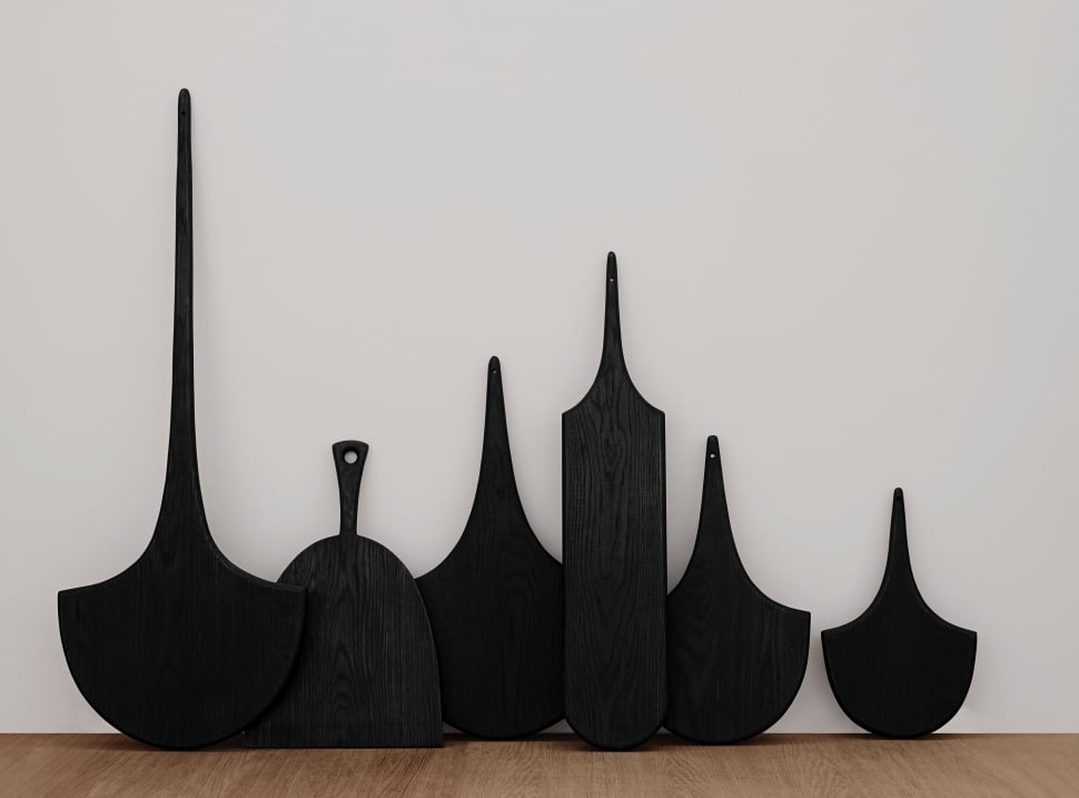 Image of Black oak chopping boards (small, medium & large)