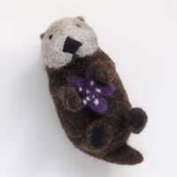 Image 5 of Sea Otter - Needle Felting Kit