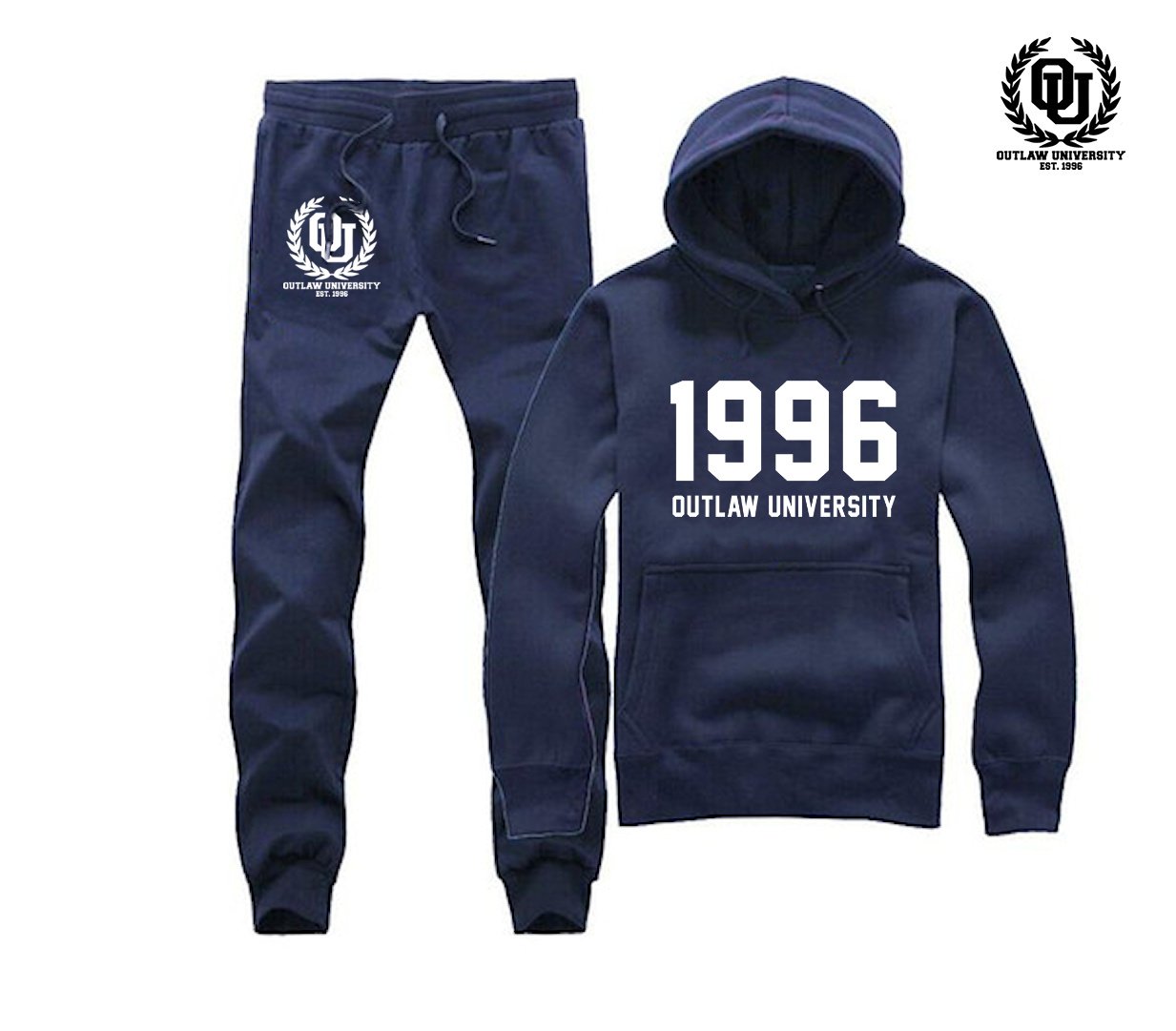 1996 Unisex Sweatsuit - Comes in Black, Grey, Navy Blue, / Outlaw ...