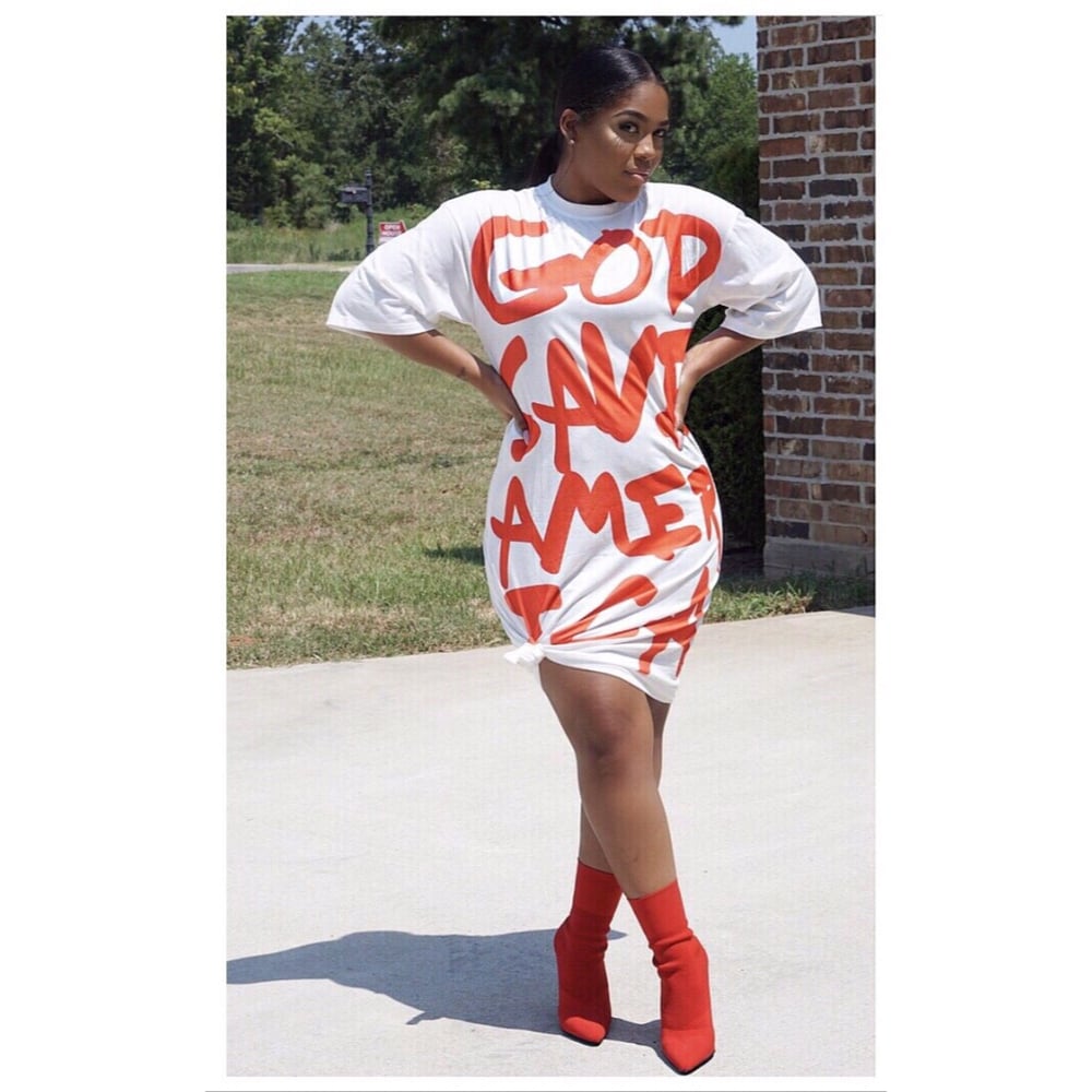 America T-Shirt Dress