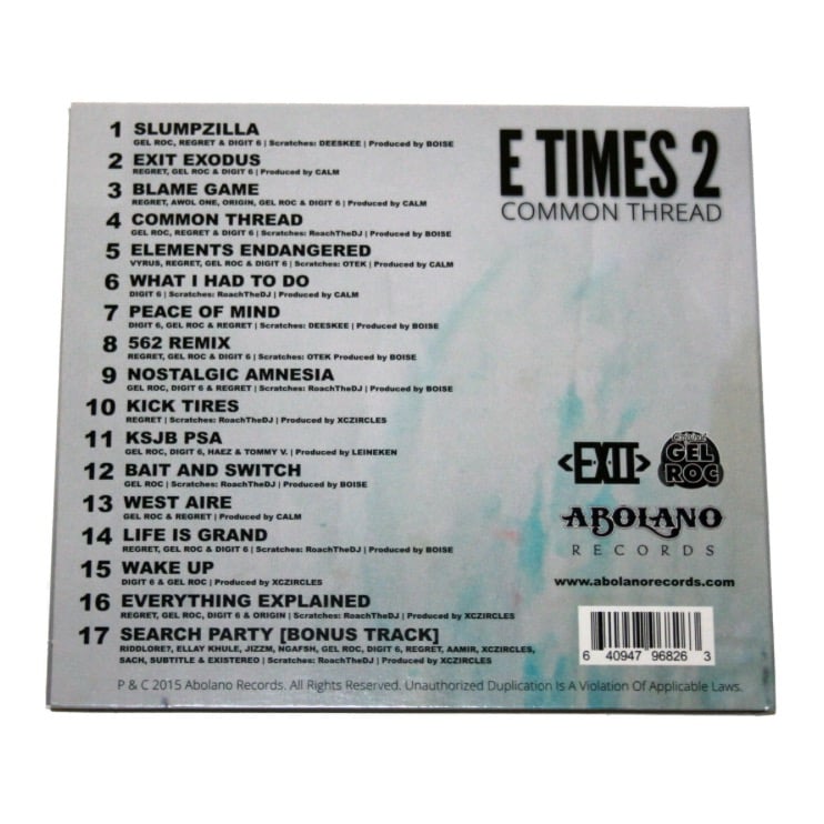 Image of E TIMES 2 (EX2) - COMMON THREAD (CD)