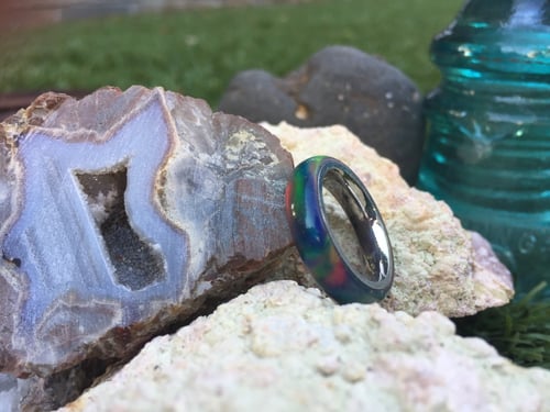 Image of Synthetic opal ring