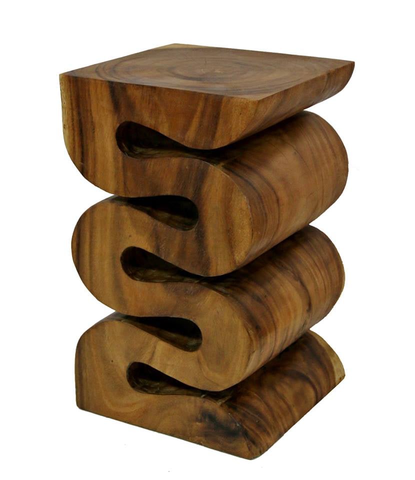 Image of Cobra Wooden Stool, Wooden Stools, Acacia wood stools,