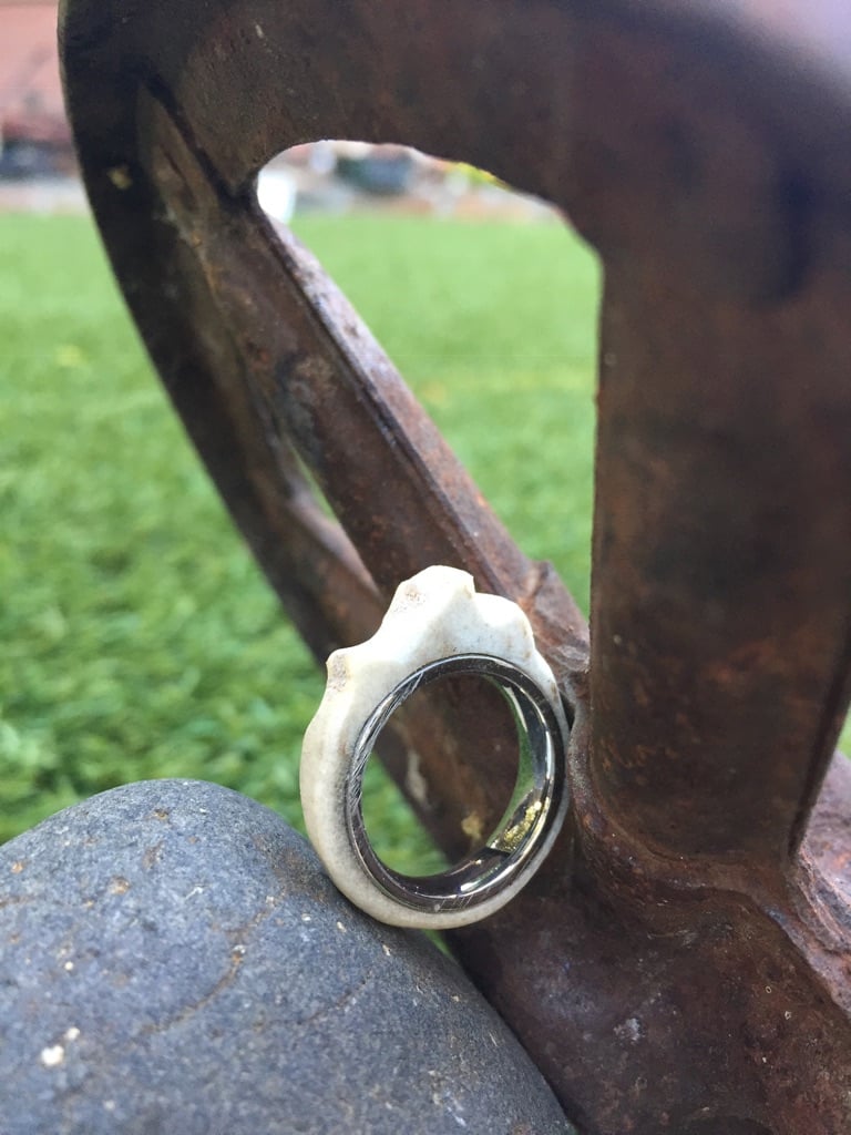 Image of Deer antler ring