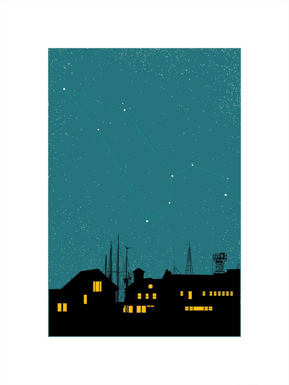 "Night on Earth" - 3 & 4 - Centaurus & Leo - 2 print set