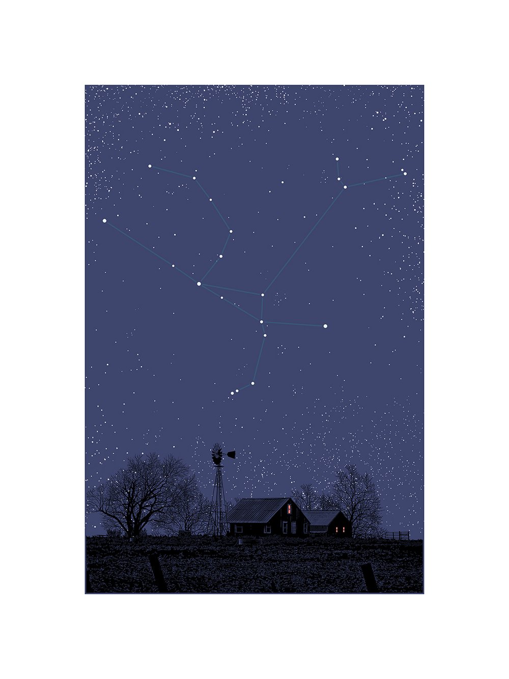 "Night on Earth" - 5 & 6 - Andromeda & Boötes - 2 print set