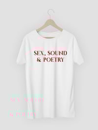 Image 1 of MEN'S T-shirt "Sex, Sound & Poetry"