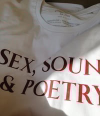 Image 2 of MEN'S T-shirt "Sex, Sound & Poetry"