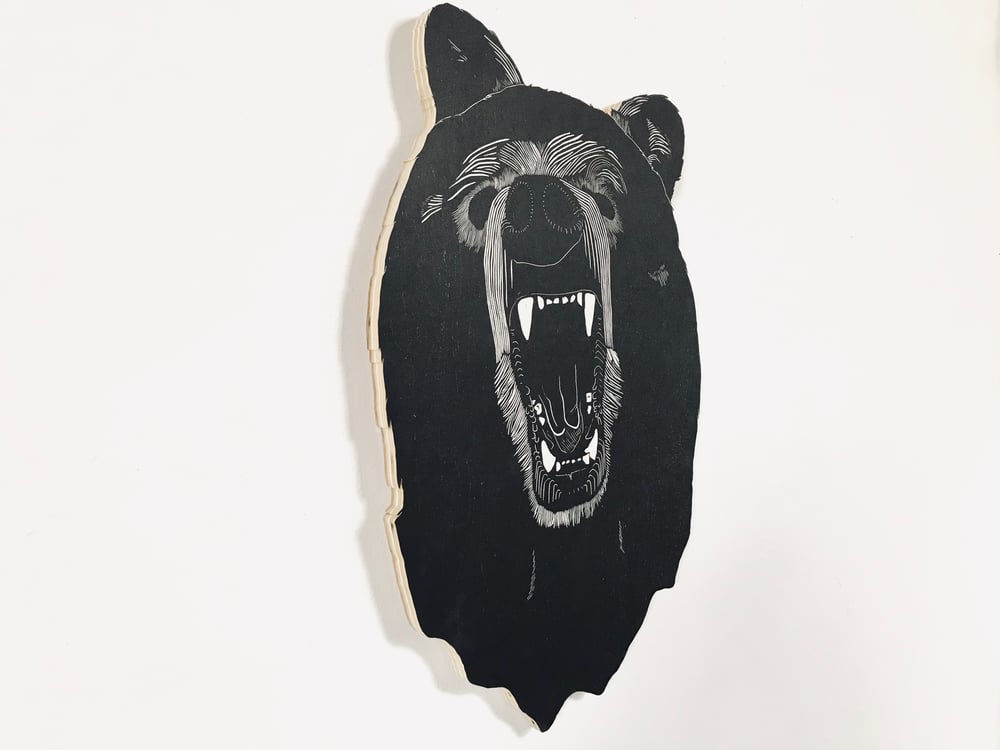 Image of Mary's Grizzly Bear Head