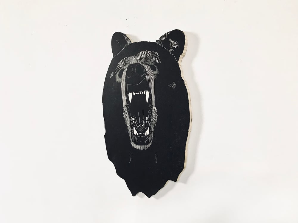 Image of Mary's Grizzly Bear Head