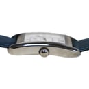 Image of New Vintage Men's Movado Kurba Mechanical Watch, 17 Jewel with Blue Ostrich Band