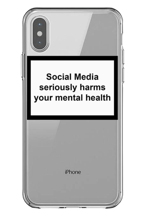 Image of Social Media Harms your mental Health Phone case