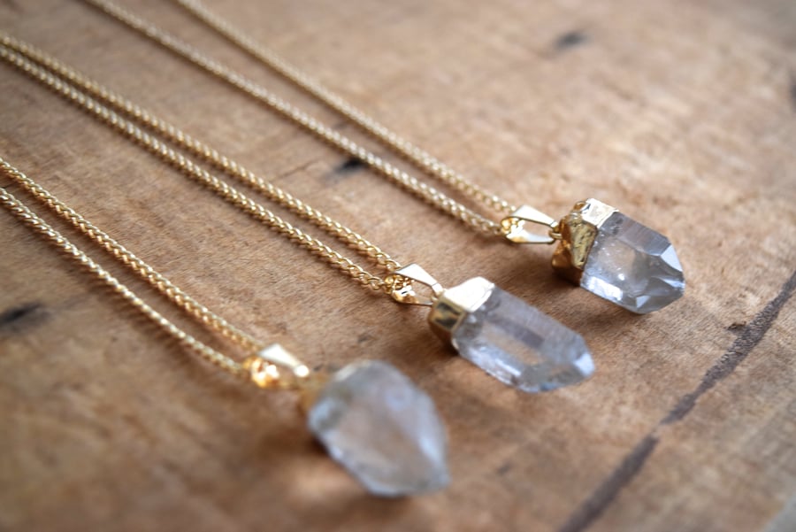 Image of The Crystal Quartz necklace