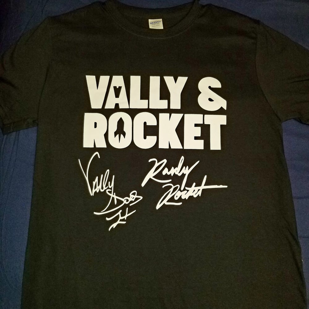 Image of Black Vally & Rocket Autograph Tee