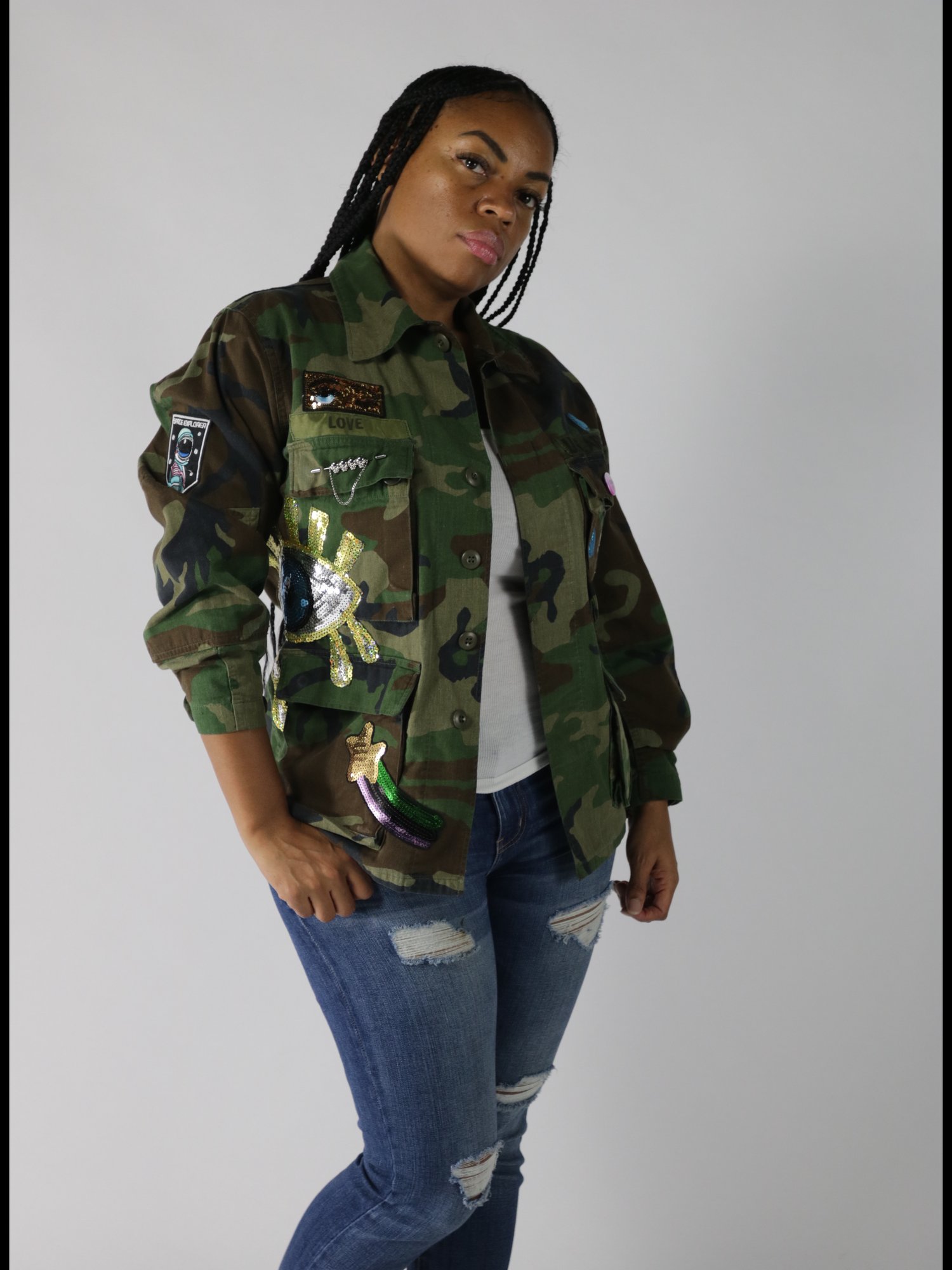 Image of Lip Drip Camo Jacket
