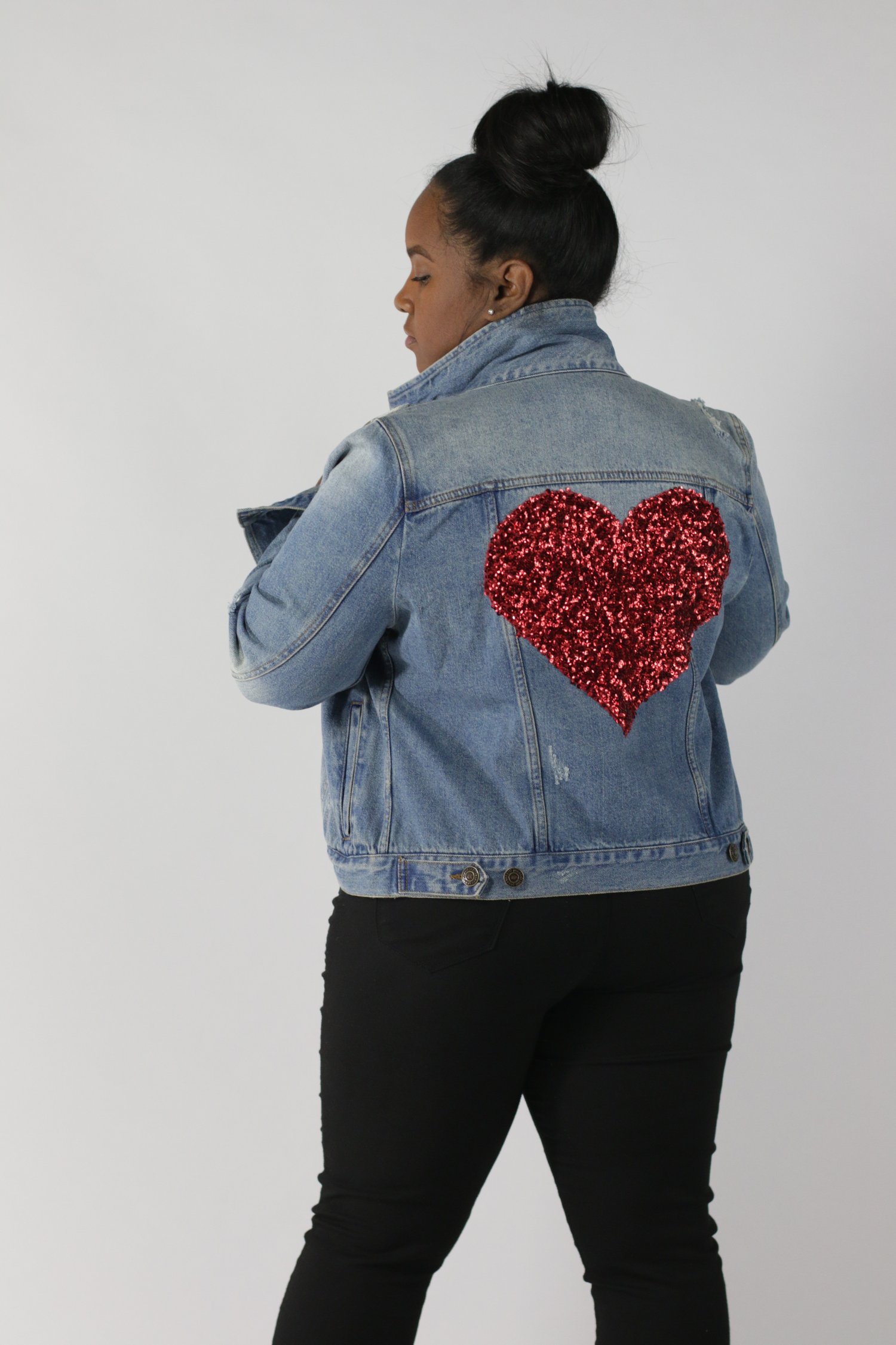 Image of Love Denim Jacket