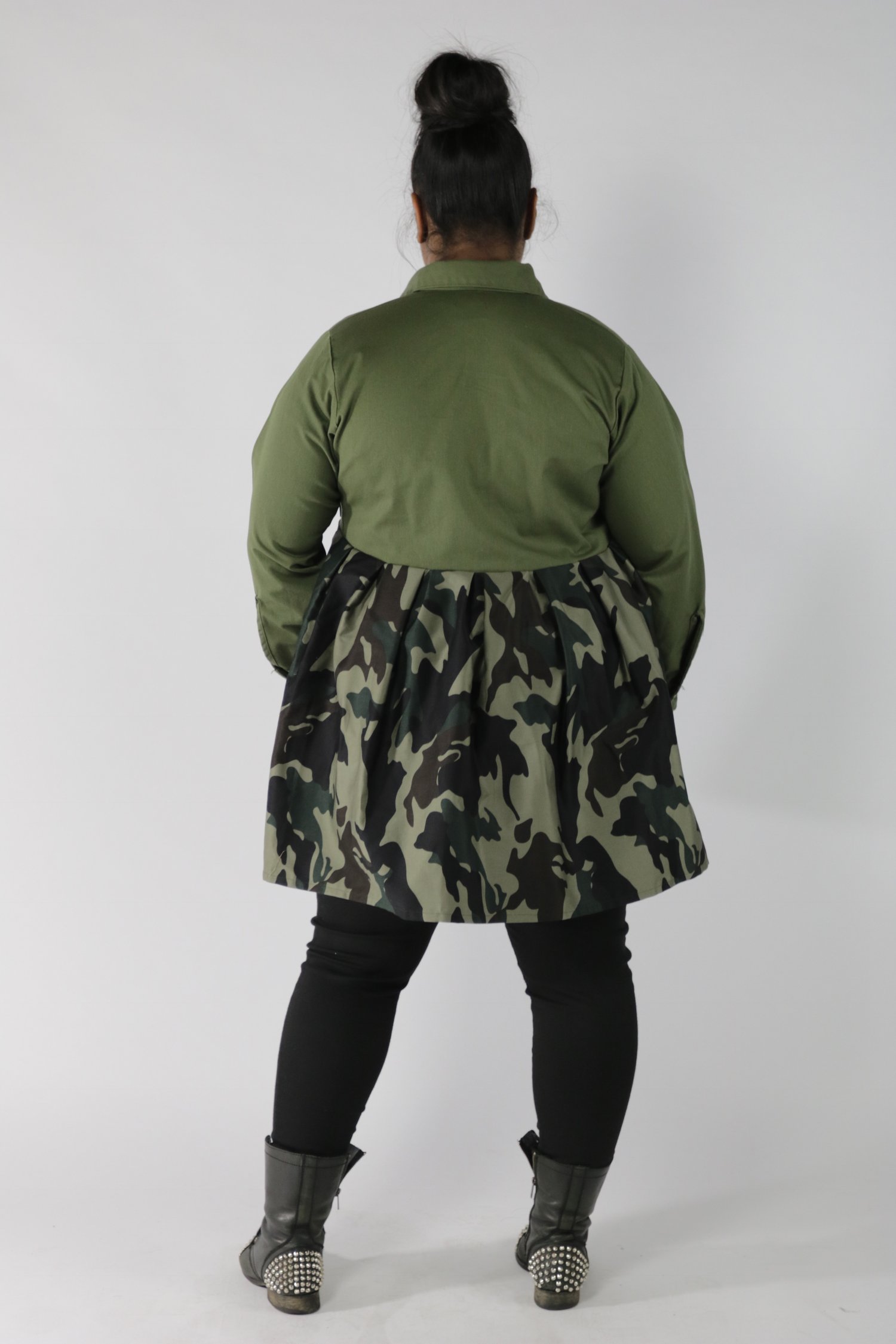 Image of Camo Peplum Jacket