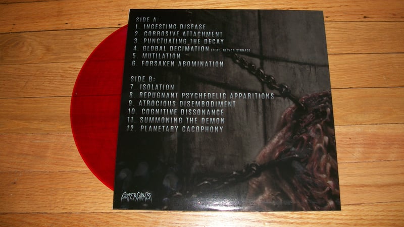 PARASITIC EJACULATION VINYL RECORD (IN STOCK) | GUTTER CHRIST PRODUCTIONS