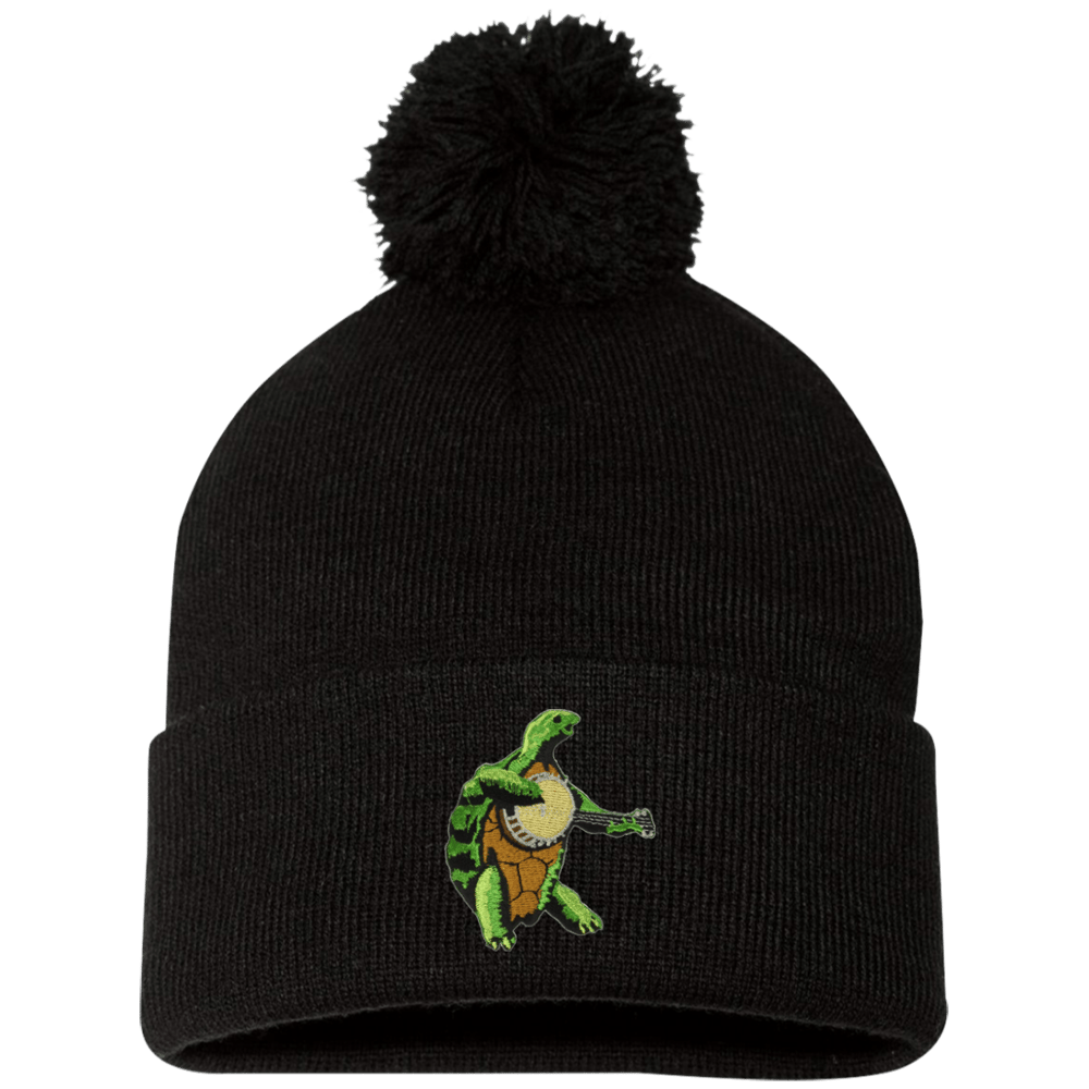 Image of TERRAPIN Embroidered POM POM BEANIES!!!