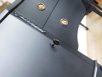 Image 2 of A black sideboard with 2 working keys
