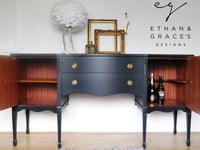 Image 5 of A black sideboard with 2 working keys