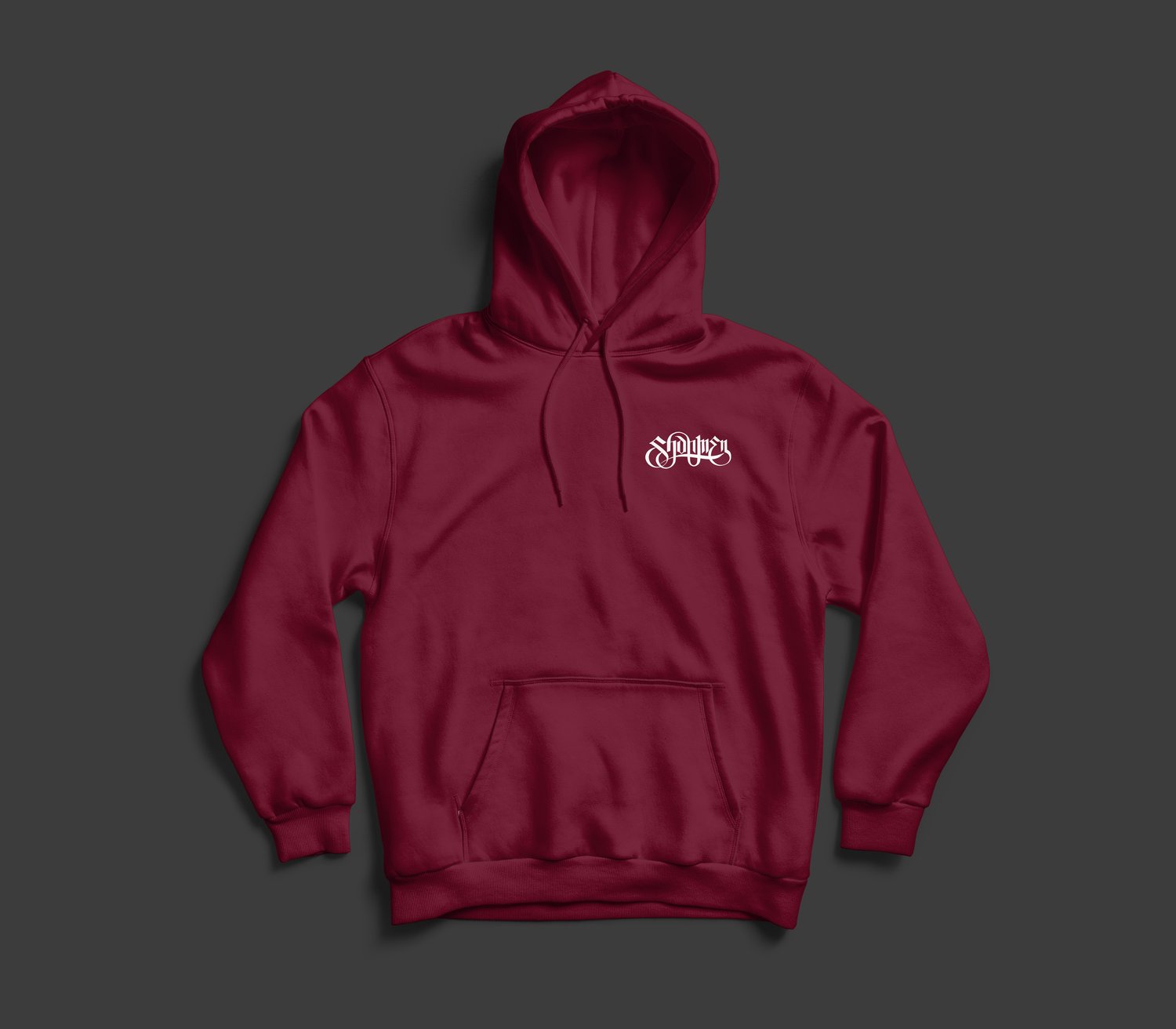 Image of BLESS CROWFEATHER Hoodie BORDEAUX